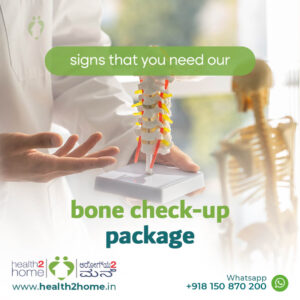 Signs that you need our Bone Check-up package
