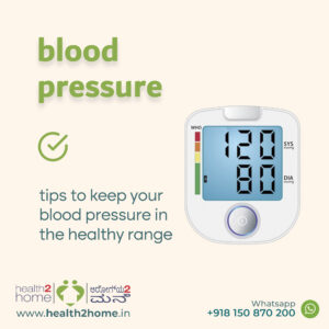 Tips to keep your blood pressure in the healthy range